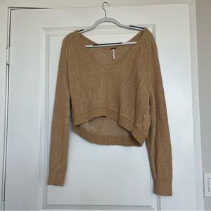 Free People Tan Sweater